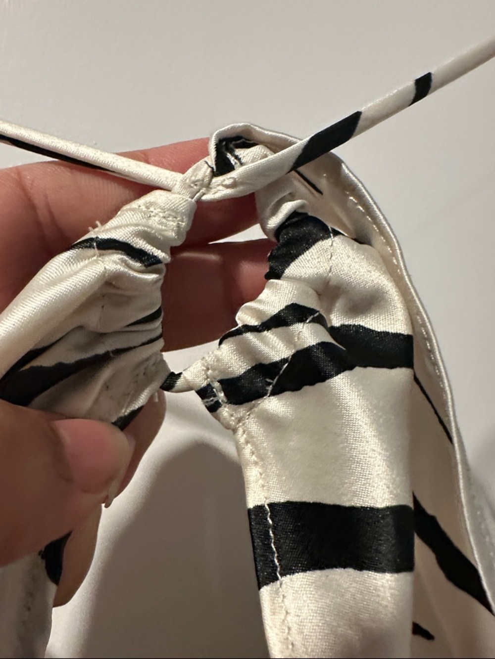 Zara Black & White Zebra Print Spaghetti Strap Mini Dress - Picture 9 of 14
